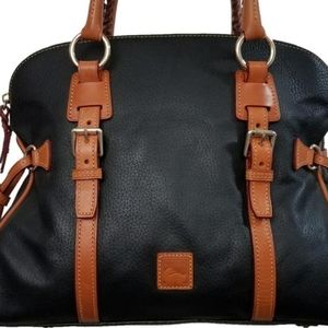 Dooney and bourke domed florentine satchel..NAVY